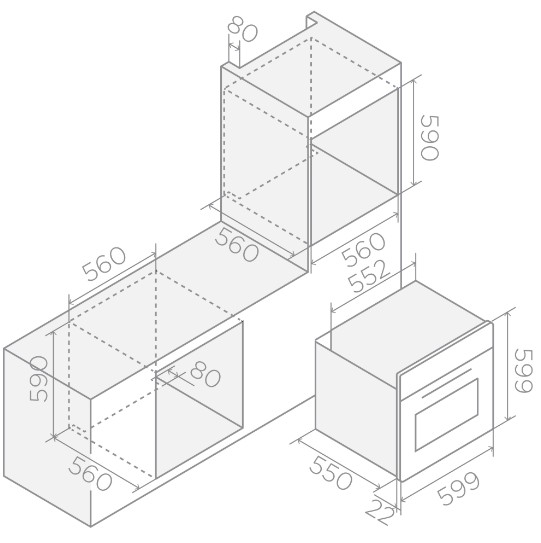 Духовой шкаф Elica Special Range VIRTUS MULTI 60 DD BL