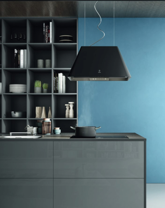 Подвесная вытяжка Elica IKONA LIGHT BL MAT/F/60