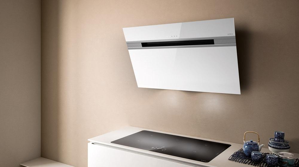 Наклонная вытяжка Elica STRIPE WH/A/90/LX