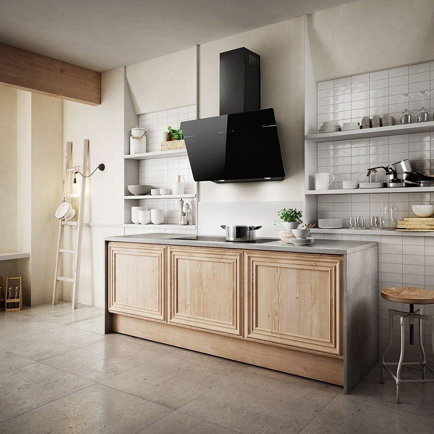 Наклонная вытяжка Elica L'ESSENZA BL/A/90