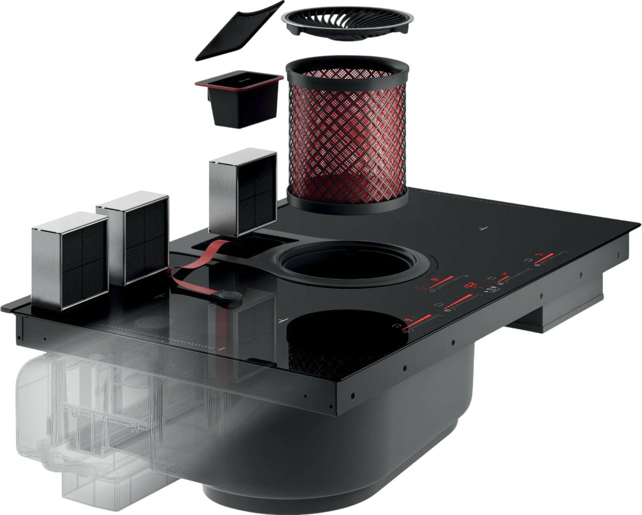 Варочные панели   с вытяжкой NikolaTesla