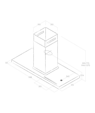 Настенная вытяжка Elica BIO WH/A 120 ROVERE