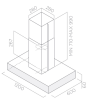 Настенная вытяжка Elica TOP SENSE IXBL/F/120
